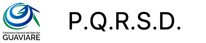 PQRSD - Contraloría Departamental del Guaviare